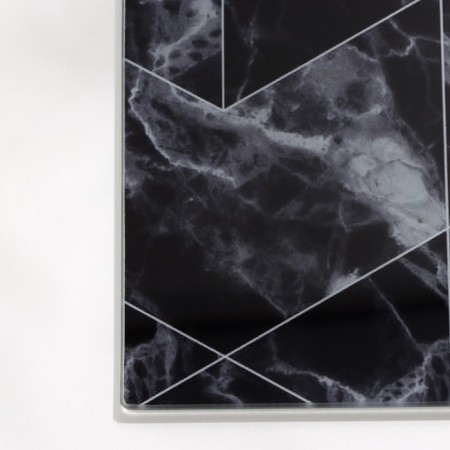 Ground glass board "Black marble", 20x30 cm-3