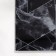 Ground glass board "Black marble", 20x30 cm