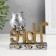 Souvenir Polystone "Owl on the letters. Hope" 3.7x9.5x9 cm