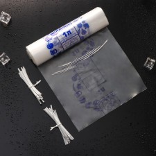 Packets for freezing products “Ufa Pak”, 1 liter, 17 × 28 cm, 60 pcs, with clips