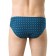 Male panties, size m, terracotta, blue, 2 pcs