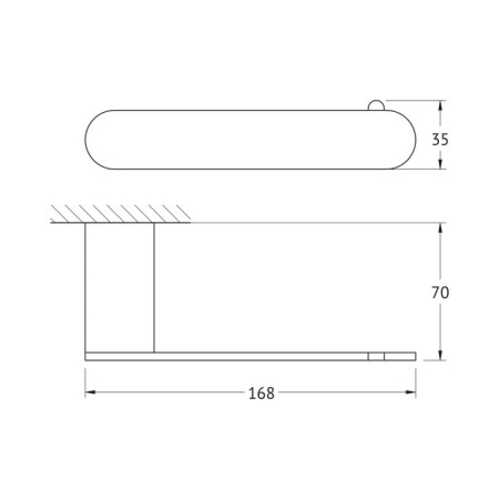 Toilet paper holder black artwelle-1