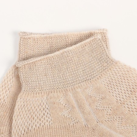 Male socks shortened, beige color, size 25-1