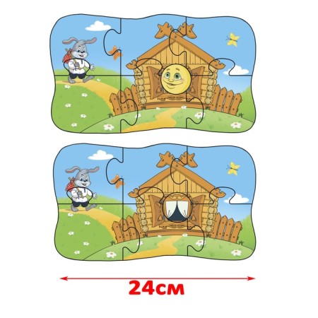 A set of 5 puzzles "Kolobok"-1