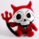 Soft toy "Demon", 35 cm