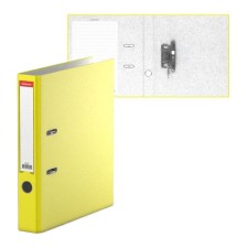 A4, 50 mm, Erichkrause Neon, arched mechanism, yellow folder