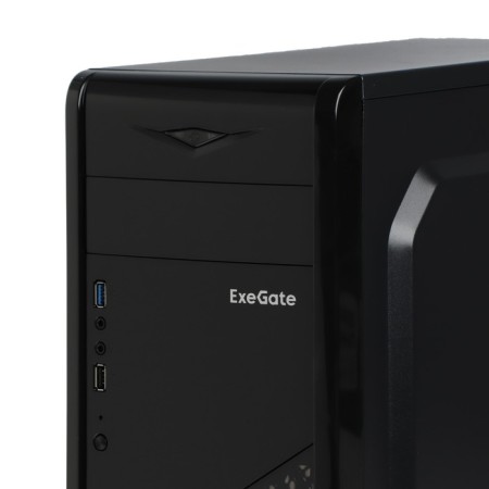 The EXEGATE MIDITWER EVO-8205 case, without BP, ATX, 1xUSB2.0, 1xUSB3.0, black with blue backlight-6