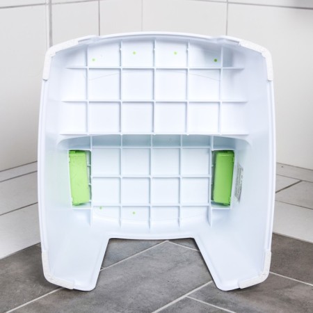 Baby stand with rubberized steps, white/green color-5