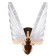 Lamp 2133/1W LED 5W gold 22x14x24 cm