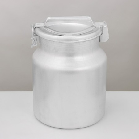 Aluminum can, 18 l, with a lid-1