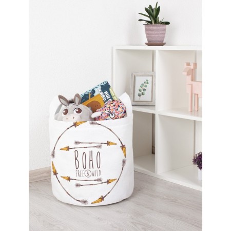 Basket for toys "Free and wild, size 35x35 cm