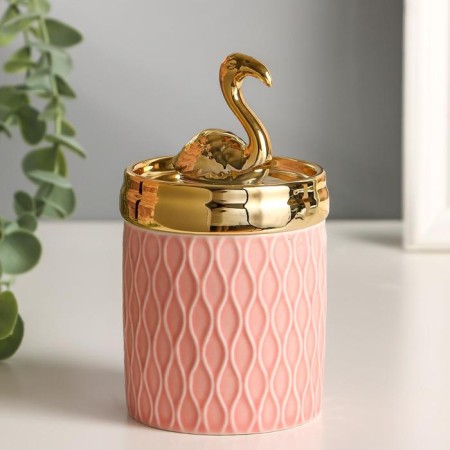 Coramics Coramics "Golden Flamingo" 13.5x7.5x7.5 cm