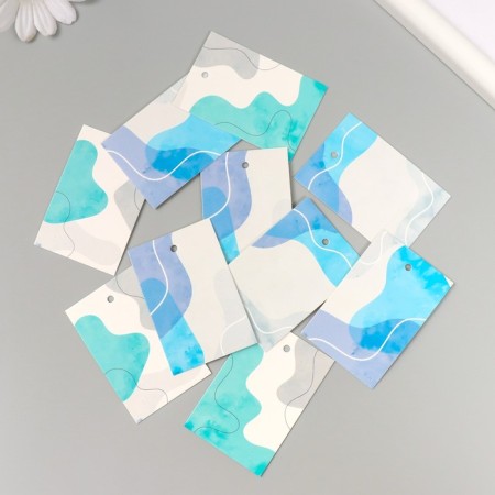 Cardboard "Minimalism. Sea" set of 10 pcs (5 types) 4x6 cm-1