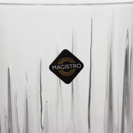 A set of magistro glasses “Bohemia. Strip ", 310 ml, 8.3 × 7.7 × 9 cm, 6 pcs-5