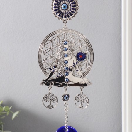 Suspension from the evil eye "Mantra nature" 9x27 cm-2