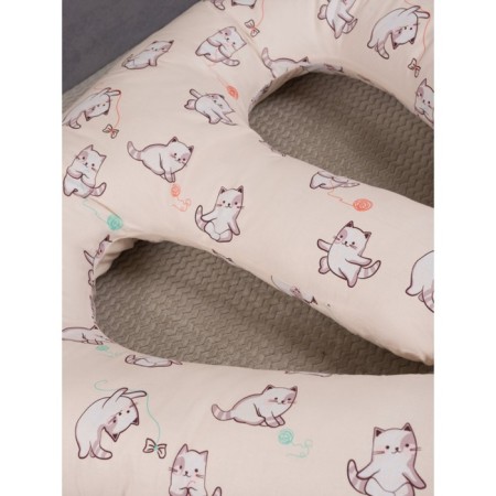 Pillow for twins "Funny kitten", Hollofiber-2