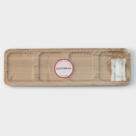 Menzhitsa Dolyana Striata, 4 sections, 33 × 9.5 cm, beige color-8