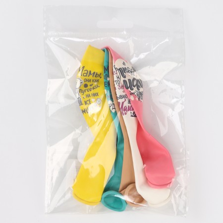 Shar Latex 12 "Mom!" Pastel mix, 1 tbsp., 2 centers, set of 5 pcs.-1