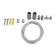 Trose suspension for the Technical tra004SW-21S overhead track system, 0.2200 cm, silver color