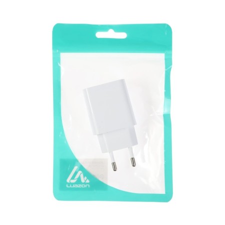 Network charger Luazon LZZ-22, USB, Type-C, 2 A, white-4