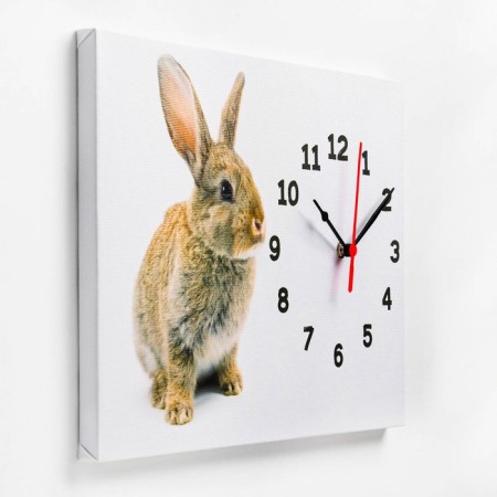 Carty watch wall-mounted "hare", smooth move, 30 x 40 cm, 1 aa-1