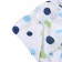 Reusable diaper+ 1 insert included "balls", white/blue color