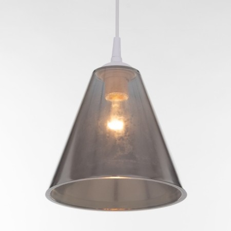 Lamp Bayerlux Amir 1he27 White/silver 23x23x21cm-2