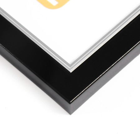 Photo frame Plastic "Plaza" 21x30 cm (glass), 2014-Black-1