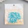 Beads for creativity plastic "Blue gradient" set 20 g, D = 0.8 cm, Mix of holes/without