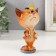 Souvenir Polystone Lac "cat-doctor with a phonedoscope" 8.3x6.2x13.8 cm