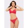 Women's bra -braid, size 70c, red color