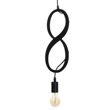 Bayerlux lamp "Figure 8" E27 40W black 35x20 cm-4