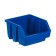 Metizov tray No. 1, 115x115x75 mm, blue