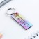 Acrylic key keychain, “sweet” plate, 8 x 2 cm
