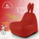 A chair "Bunny" with big ears, size 80x80x90 cm
