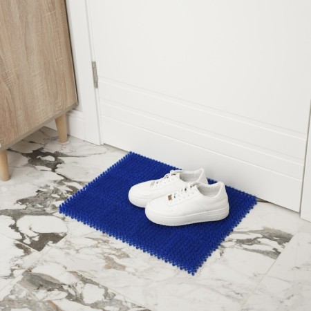 Coating carpet bristle without the base "grass", 40 × 53 cm, blue color-4