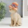 Polystone souvenir "Kita in a ladies' hat" 16.5x7.5x10 cm