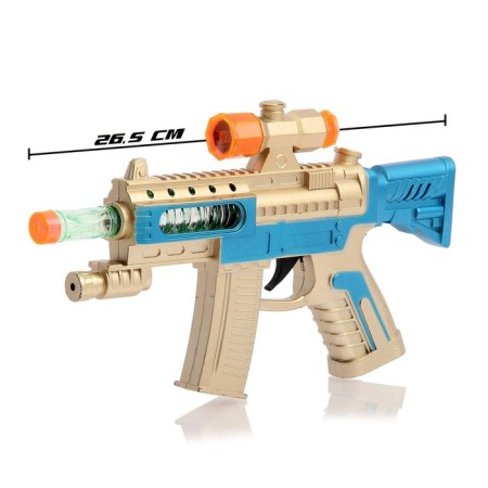 Galaxy machine gun, light and sound effects, works on batteries, MIX color-1