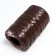 Yarn "for knitting moons" 100% polypropylene 400m/100 ± 10 g in the shape of a cylinder (they say chocolate)