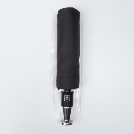 Automatic umbrella "Night", 3 additions, 10 spokes, r = 51 cm, black color-12