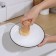 Lotus shade brush for dishes, round