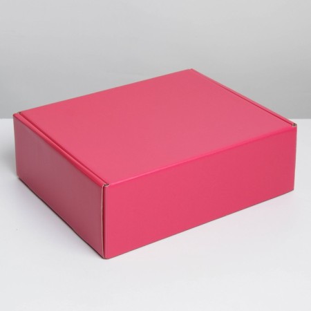 Gift folding box, packaging, Fuchsia, 27 x 21 x 9 cm-4