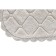 Bathroom mat Sofi de Marko Brianna, lace, size 60x100 cm, color gray color