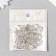 Decor for creativity Metal "Diamond" silver 1.9x1.6 cm