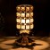 Lamp 16017/1 G4 20W gold 10.5x10.5x23.5 cm Risalux
