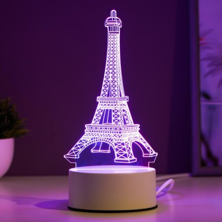 Eiffel Tower lamp from the network 9.5x10x21 cm Risalux-2