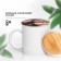 Lid for cans/teapots/mugs/containers, bamboo "Tropics", 8.5 cm., Silicone gasket