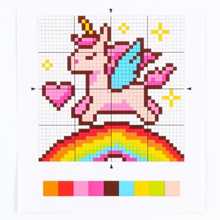 Set for creativity Embroidery "Unicorn", with hoop-3