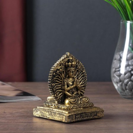 NECSK Polystone Shiva bronze 10x7.5x8.2 cm-1