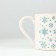 New Year. New Year's ceramic "Snowflakes" mug, 320 ml